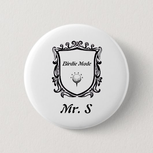Elegante Chic Golf Knop cadeau 2026 Ronde Button 5,7 Cm (Voorkant)