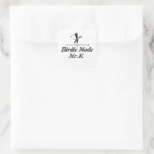 Elegante Chic Golf Vierkante sticker cadeau 2026  (Tas)