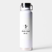 Elegante Chic Golf waterflescadeau 2026 Waterfles (Achterkant)
