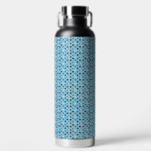 Elegante Chic Kat Patronen Waterfles (Voorkant)