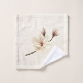 Elegante Chic Magnolia's Bad Handdoek (Wasdoekje)