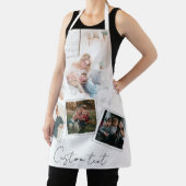 Elegante chic minimale cursieve fotocollage schort (Insitu)