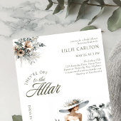 Elegante Chic Mode Sketch Derby Vrijgezellenfeest Kaart