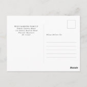 Elegante Chic Modern Cookie Exchange Uitnodiging (Achterkant)