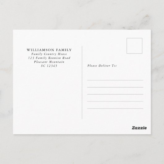 Elegante Chic Modern Cookie Exchange Uitnodiging (Achterkant)