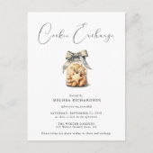 Elegante Chic Modern Cookie Exchange Uitnodiging (Voorkant)