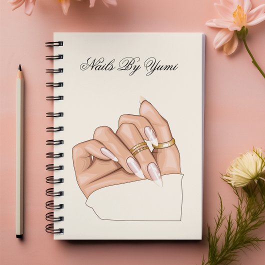 Elegante Chic Nail Salon Professionele Afspraak Planner