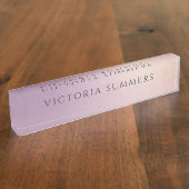 Elegante Chic Ombre Naambordje (Zijkant)