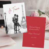 Elegante Chic Paris Happy Jubileum Kaart