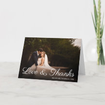 Elegante Chic Script Klassieke Trouwfoto