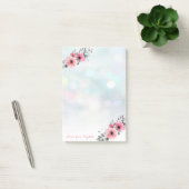 Elegante Chic Stijlvol Meisjesachtig ,Bokeh ,Bloe Post-it® Notes (Kantoor)