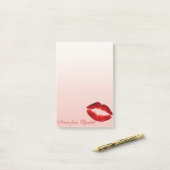 Elegante Chic Stijlvolle Meisjesachtig ,Glitter R Post-it® Notes (Op bureau)