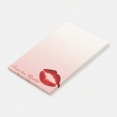 Elegante Chic Stijlvolle Meisjesachtig ,Glitter R Post-it® Notes (Schuin)