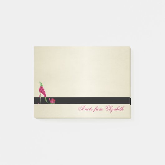 Elegante Chic  Stijlvolle Meisjesachtige ,Hoge Hak Post-it® Notes (Voorkant)