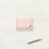 Elegante Chic Stijlvolle Meisjesachtige , Lippens Post-it® Notes (Op bureau)