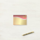 Elegante Chic Stijlvolle Vlinder Post-it® Notes (Op bureau)