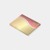 Elegante Chic Stijlvolle Vlinder Post-it® Notes (Schuin)