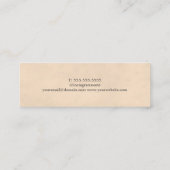 Elegante Chic Textuur Grijze Schaar Hair Stylist Mini Visitekaartje (Achterkant)