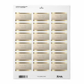 Elegante Chic Verfijnd,Gestreept Etiket (Full Sheet)