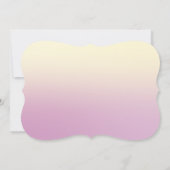 Elegante chic watercolor bloemen RSVP Kaart (Achterkant)