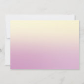 Elegante Chic Waterverf Bloemen Bewaar De Datum Save The Date (Achterkant)
