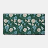 Elegante Chic Wilde Bloem Bureaumat (Voorkant)