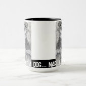 Elegante chihuahua lezen krant mok (Midden)