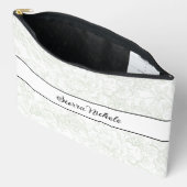 Elegante Chinees groene bloemige bruiloft Etui (Open)