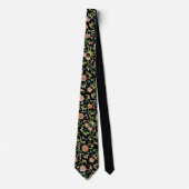 Elegante Chinese bloemen Aziatische cultuur Stropdas (Voorkant)