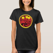 Elegante Chinese Nieuwjaar Dragon Gold Lanterns T-shirt (Voorkant)