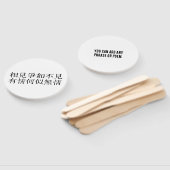 Elegante Chinese poëzie - Over afscheid #001- Handwaaier (Niet-gemonteerd)