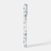 Elegante Chinoiserie Blauw Toile iPhone 15 Case (Rechterkant)