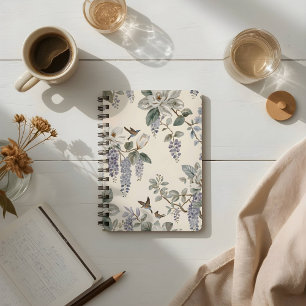 Elegante Chinoiserie Bloemen & Vogels Notitieboek