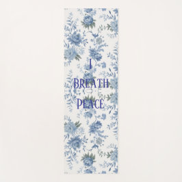 Elegante Chinoiserie Blue Toile Yogamat