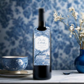 Elegante Chinoiserie bruiloft Bedankt ID1094 Flessenhanger