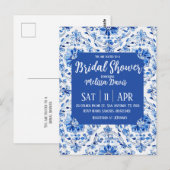 Elegante Chinoiserie Bruiloft Uitnodiging (Voorkant / Achterkant)