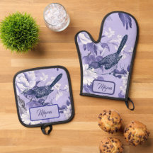 Elegante Chinoiserie Floral Lila