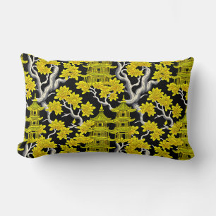 Elegante Chinoiserie Pagoda Kussen