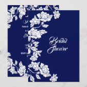 Elegante Chinoiserie Stijl Uitnodiging (Voorkant / Achterkant)