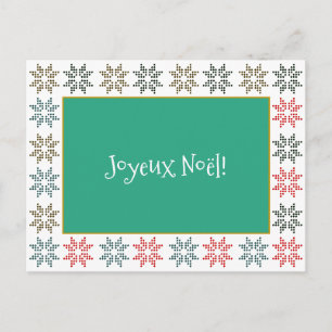 Elegante chique aanpasbare kerst poinsettia feestdagenkaart