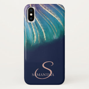 Elegante chique abstract, marineblauw Case-Mate iPhone case