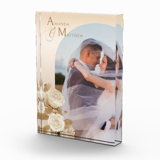 Elegante chique beige foto (Rechts)