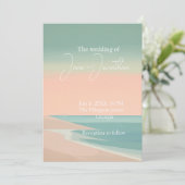 Elegante chique bestemming kaart (Staand voorkant)