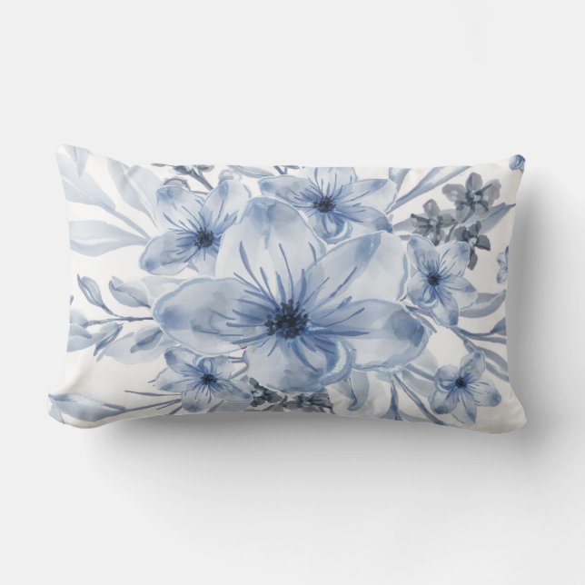 Elegante chique bloem kussen (Voorkant)