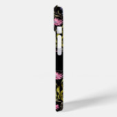Elegante chique bloemen met monogram Wilde Bloemen Case-Mate iPhone Case (Achterkant / Links)