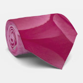 Elegante chique bloemenheldere lente roze hortensi stropdas (Opgerold)