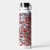 Elegante chique bloesem waterfles (Achterkant)