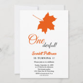 Elegante chique Boho Fall laat rustieke 1e verjaar Kaart (Voorkant)