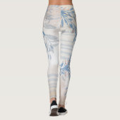 Elegante chique botanische vogel leggings (Achterkant)