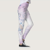Elegante chique botanische vogel leggings (Rechts)